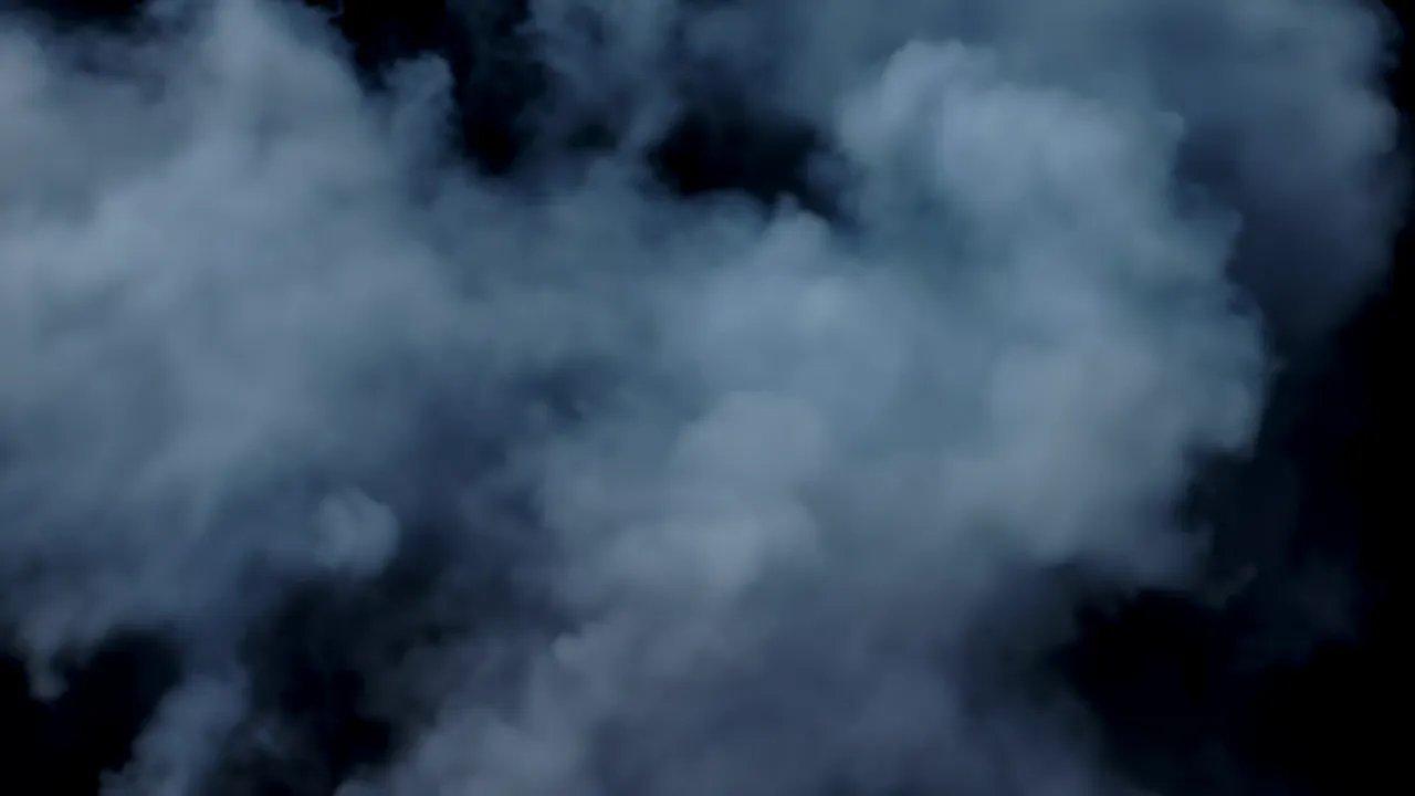 Massive Billowing Smoke Cloud Filling the Frame