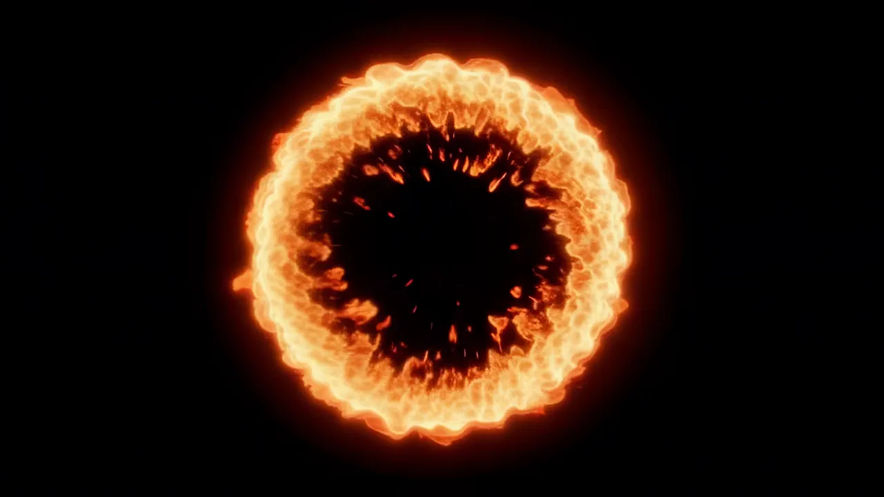 Massive Shockwave Ring Expanding from Center