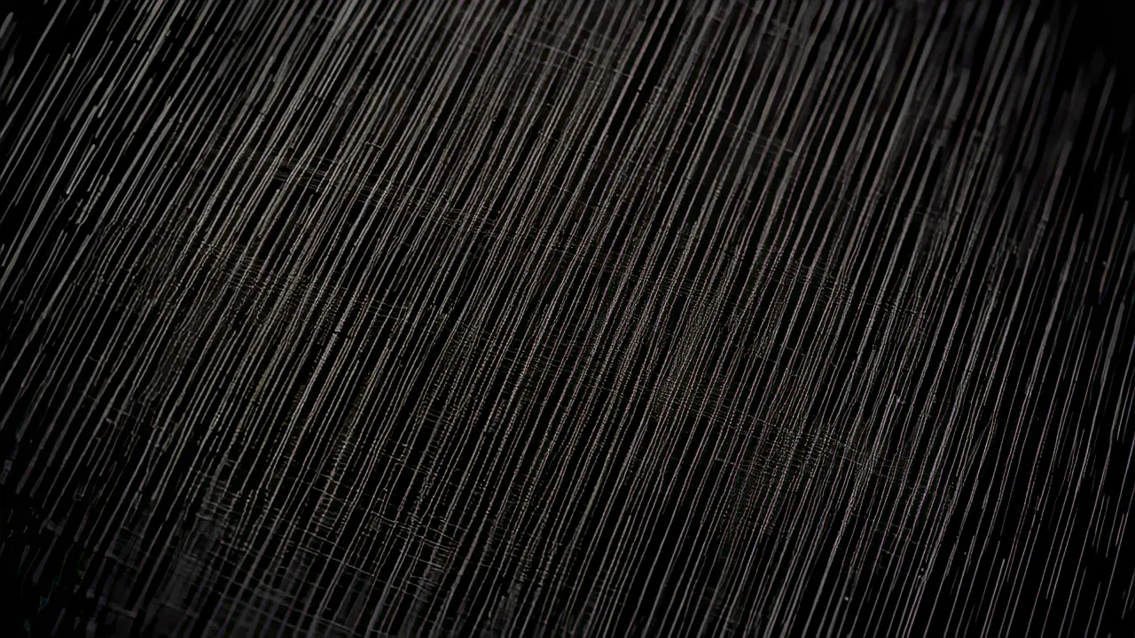 Microscopic Hatching Pattern of Fine Cross-Hatched Lines