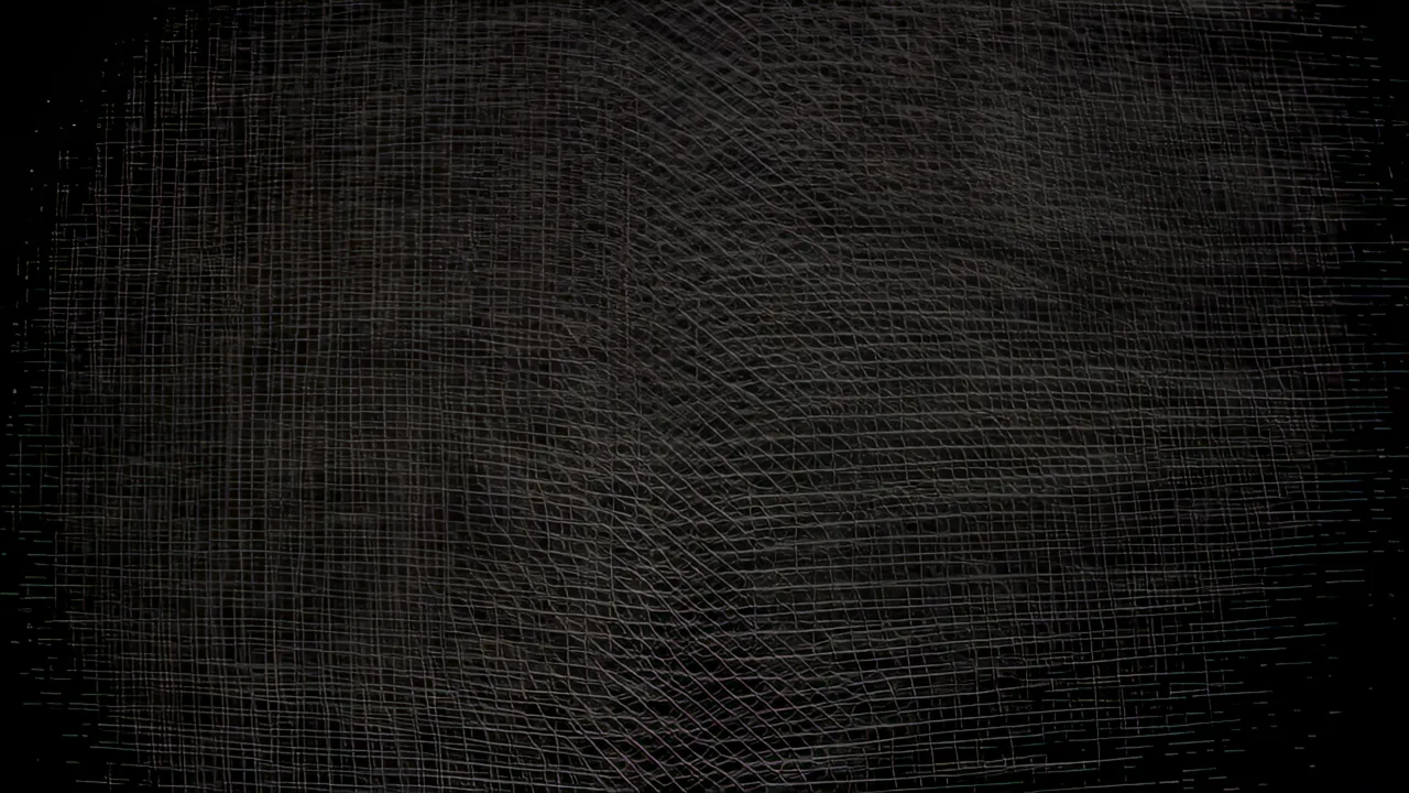 Microscopic Hatching Pattern of Fine Cross-Hatched Lines