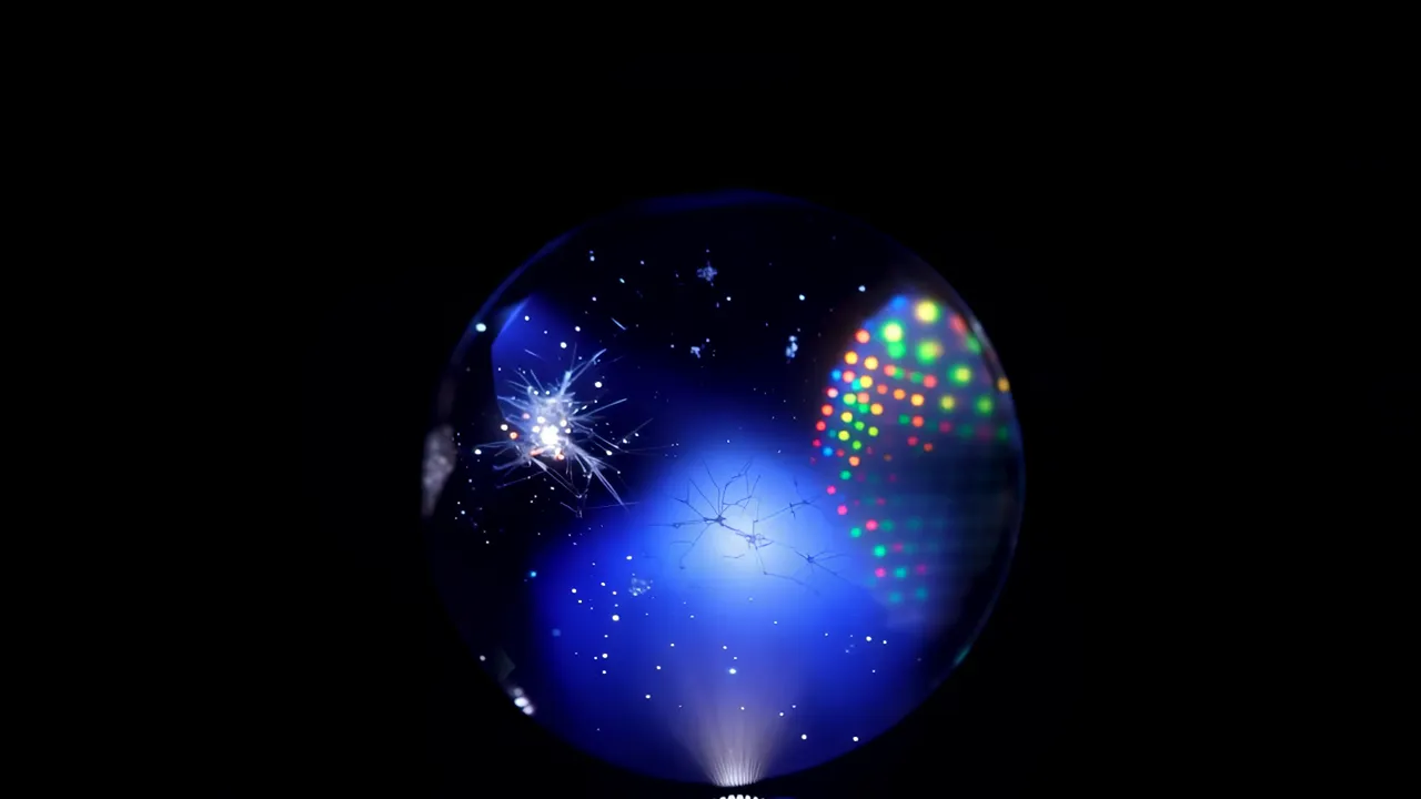 Microscopic View of Opal with Silica Sphere Array