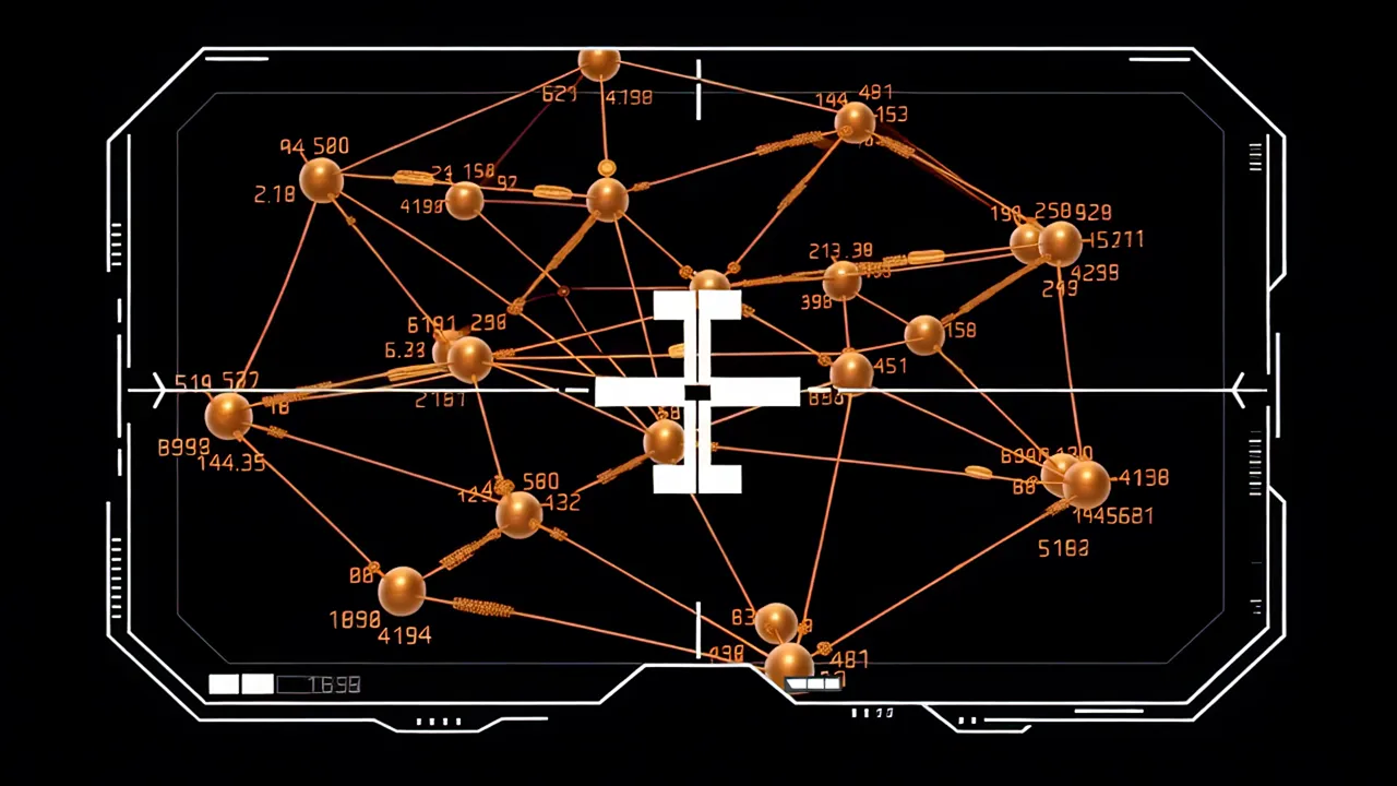 Network Topology Visualization with Data Flow Indicators