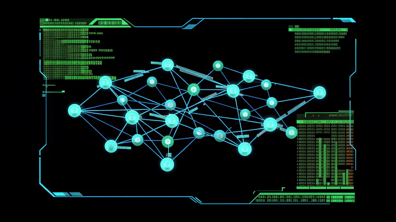 Network Topology Visualization with Data Flow Indicators