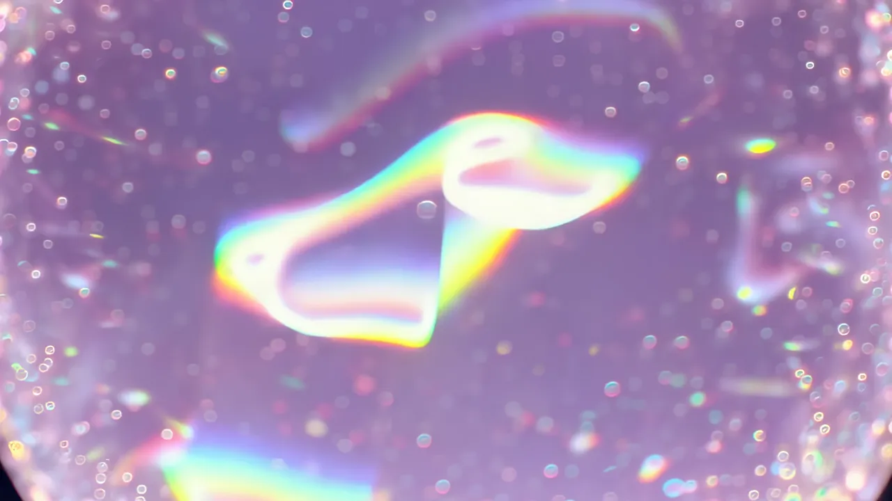 Organic Amorphous Forms with Chromatic Edges Evolving