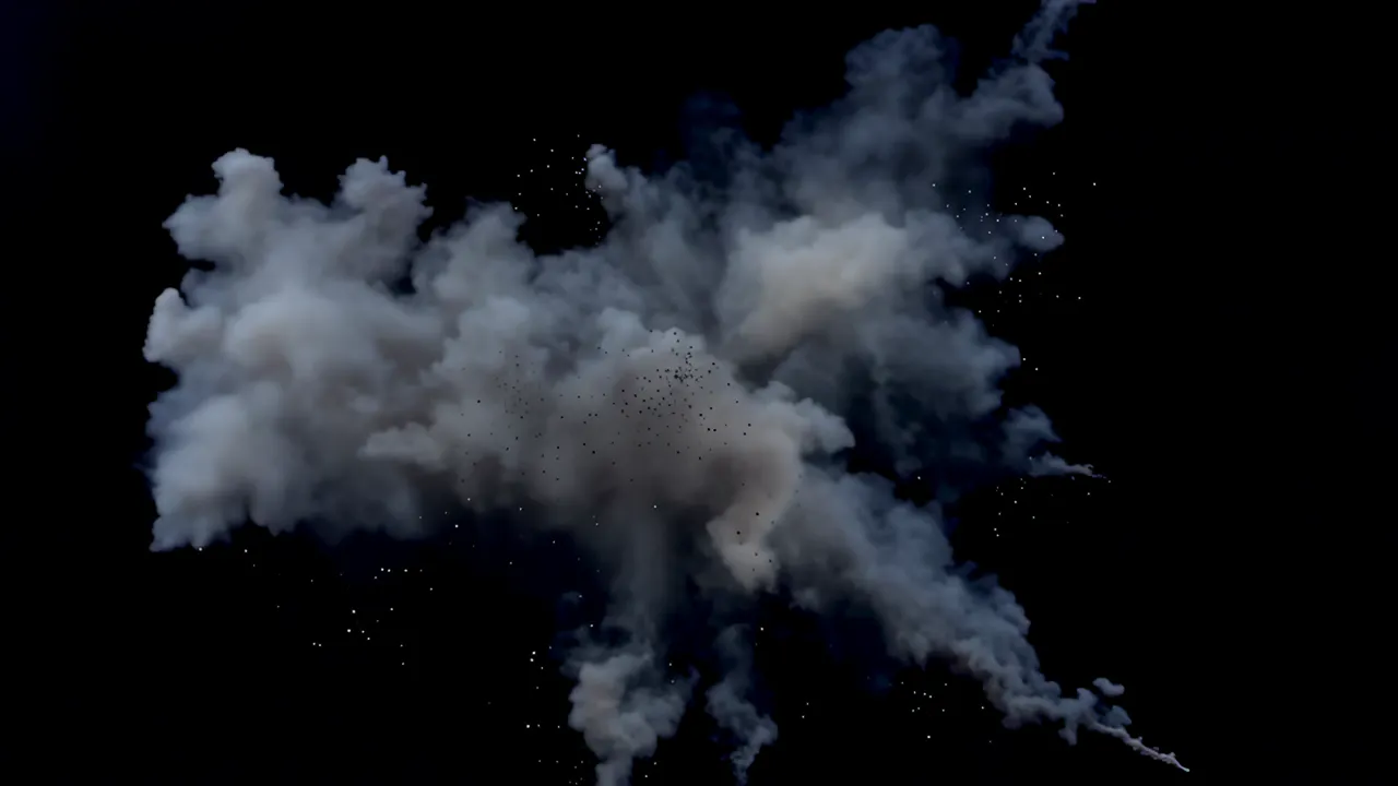 Powerful Shockwave Expanding from a Central Point