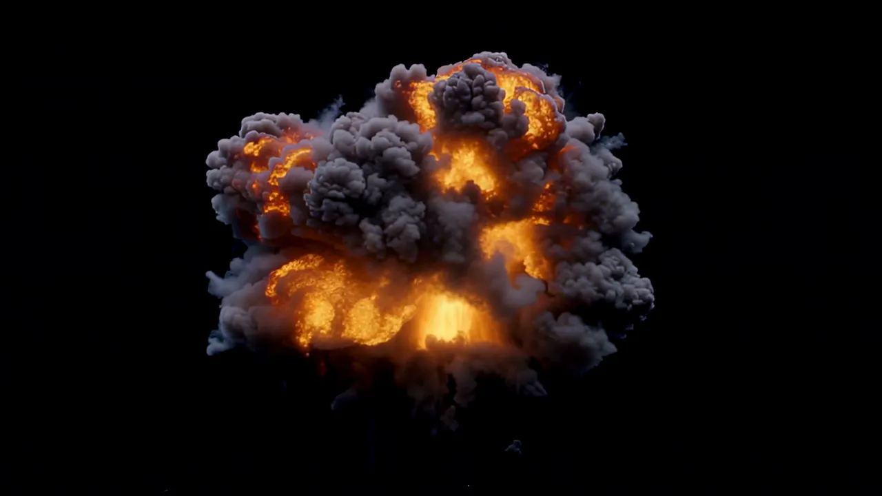 Powerful Shockwave Expanding from a Central Point