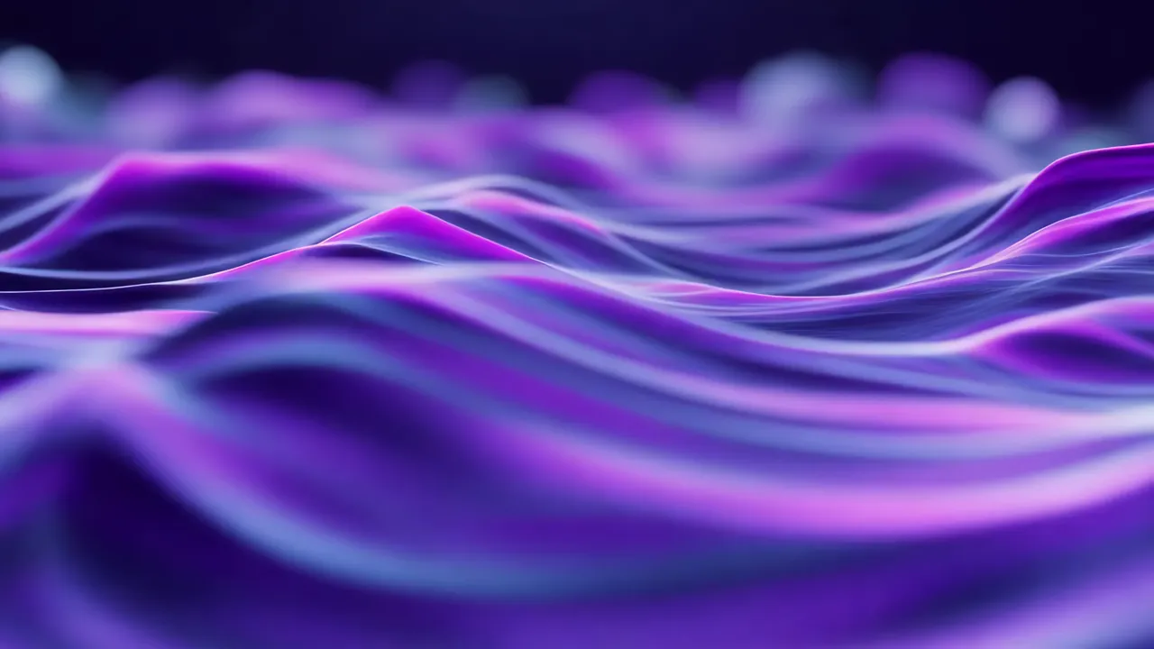Purple Abstract Wave-like Energy Background