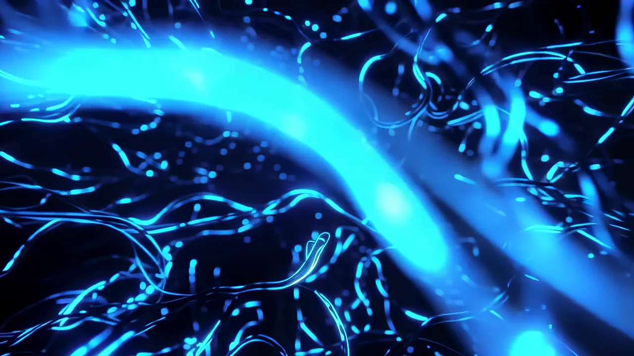Rotating Electric Blue Light Filaments in Dark Space