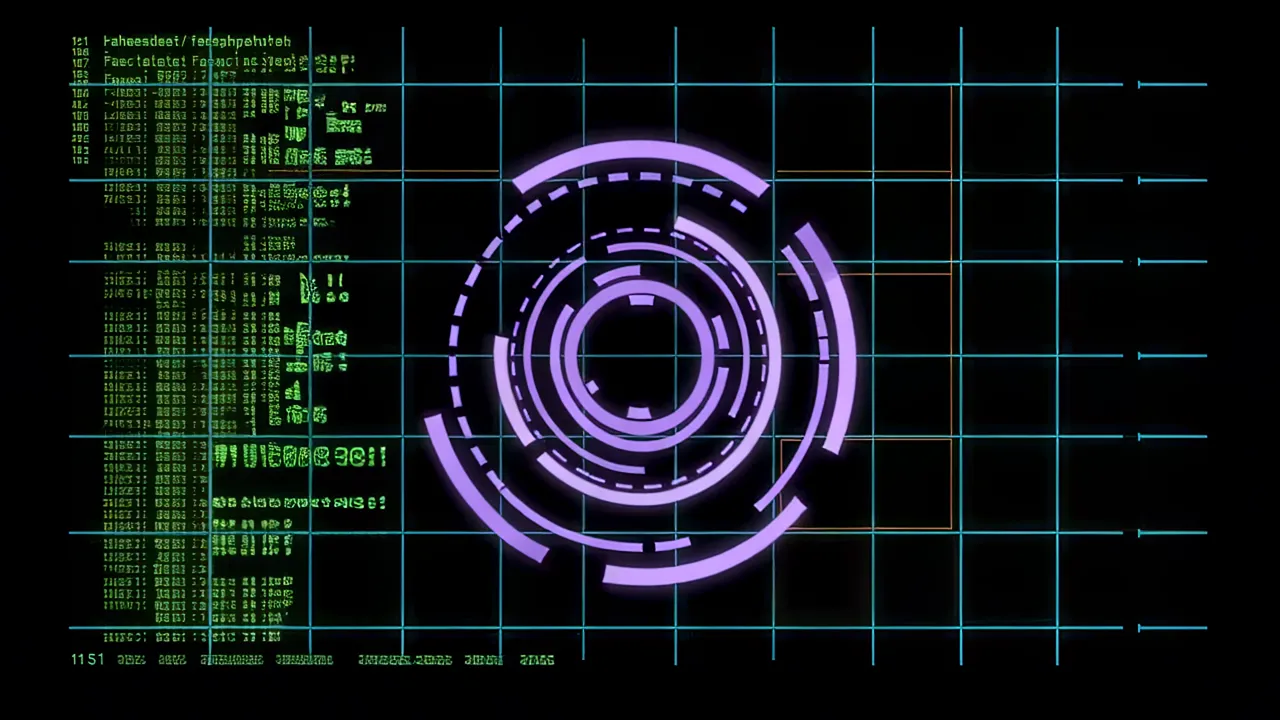Scanning Grid Overlay with Detection Indicators