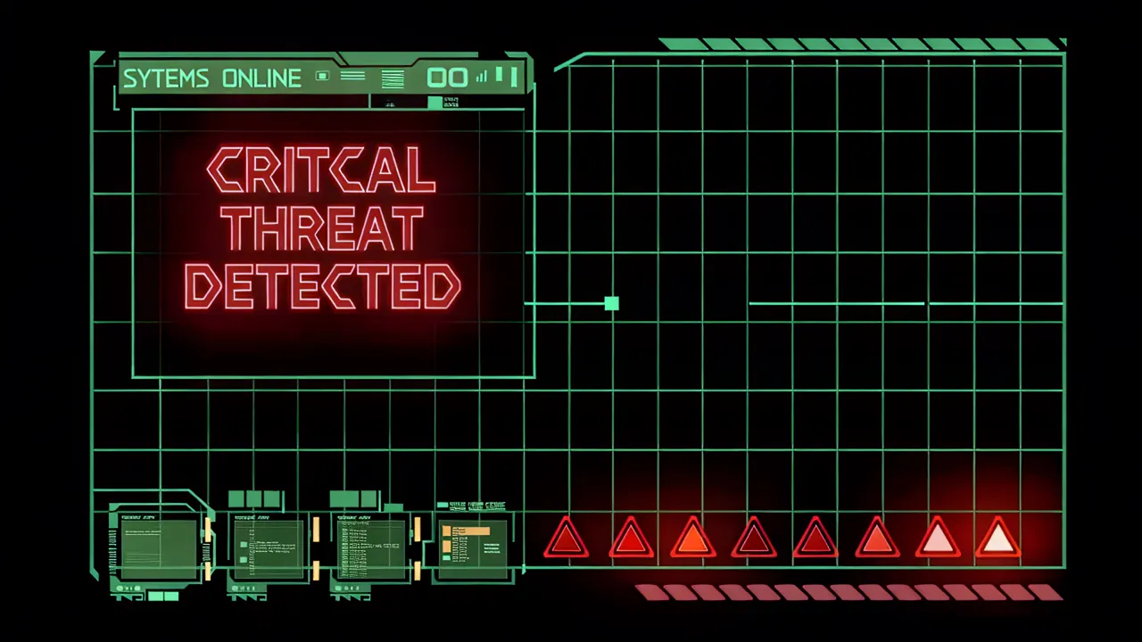 Scanning Grid Overlay with Detection Indicators