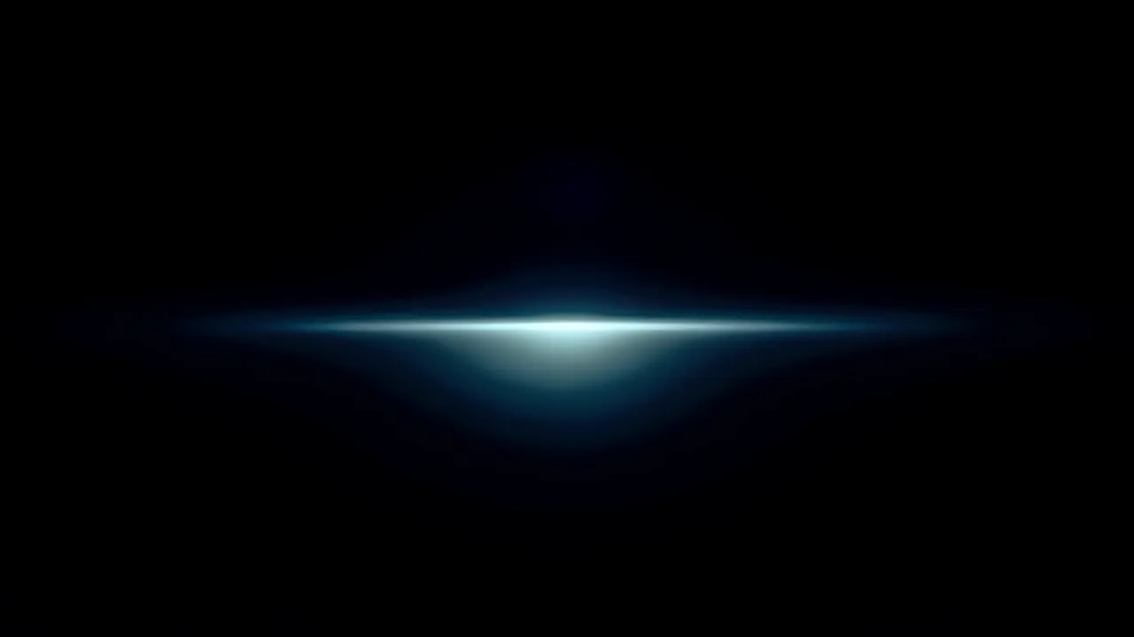 Soft Light Bloom Pulsing Across Black Background