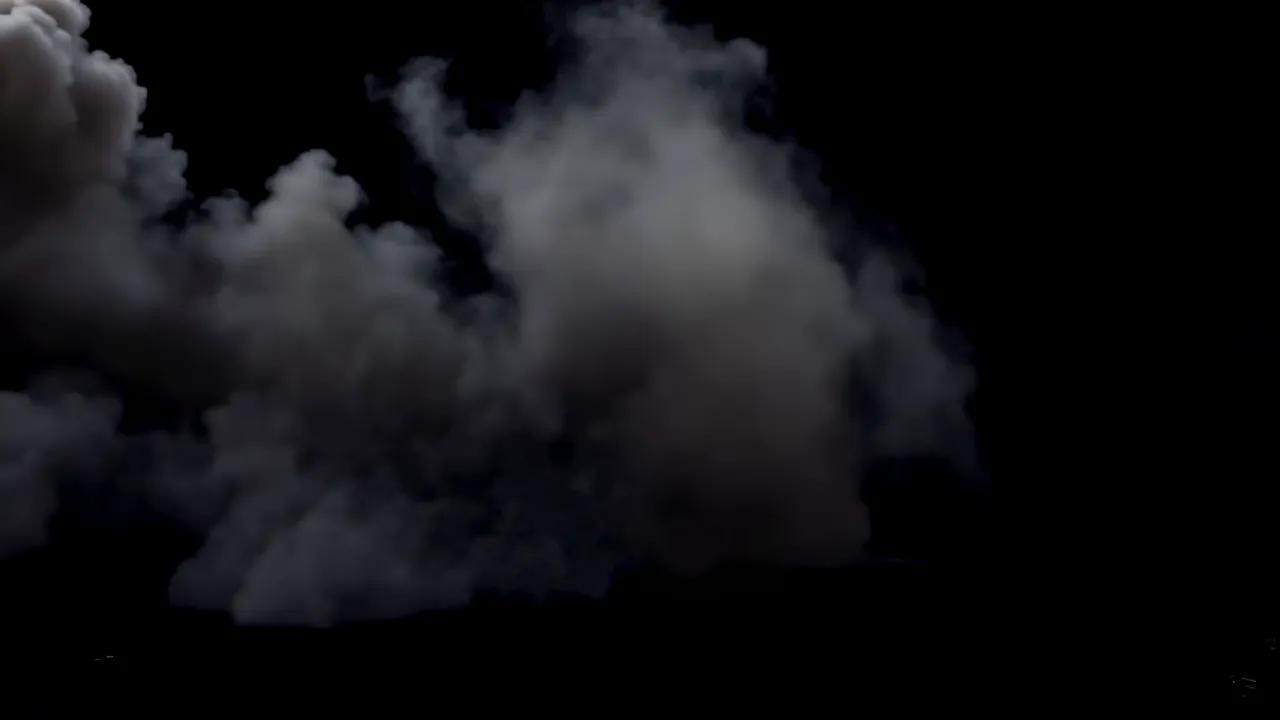 Soft Volumetric Fog Cloud Drifting and Expanding