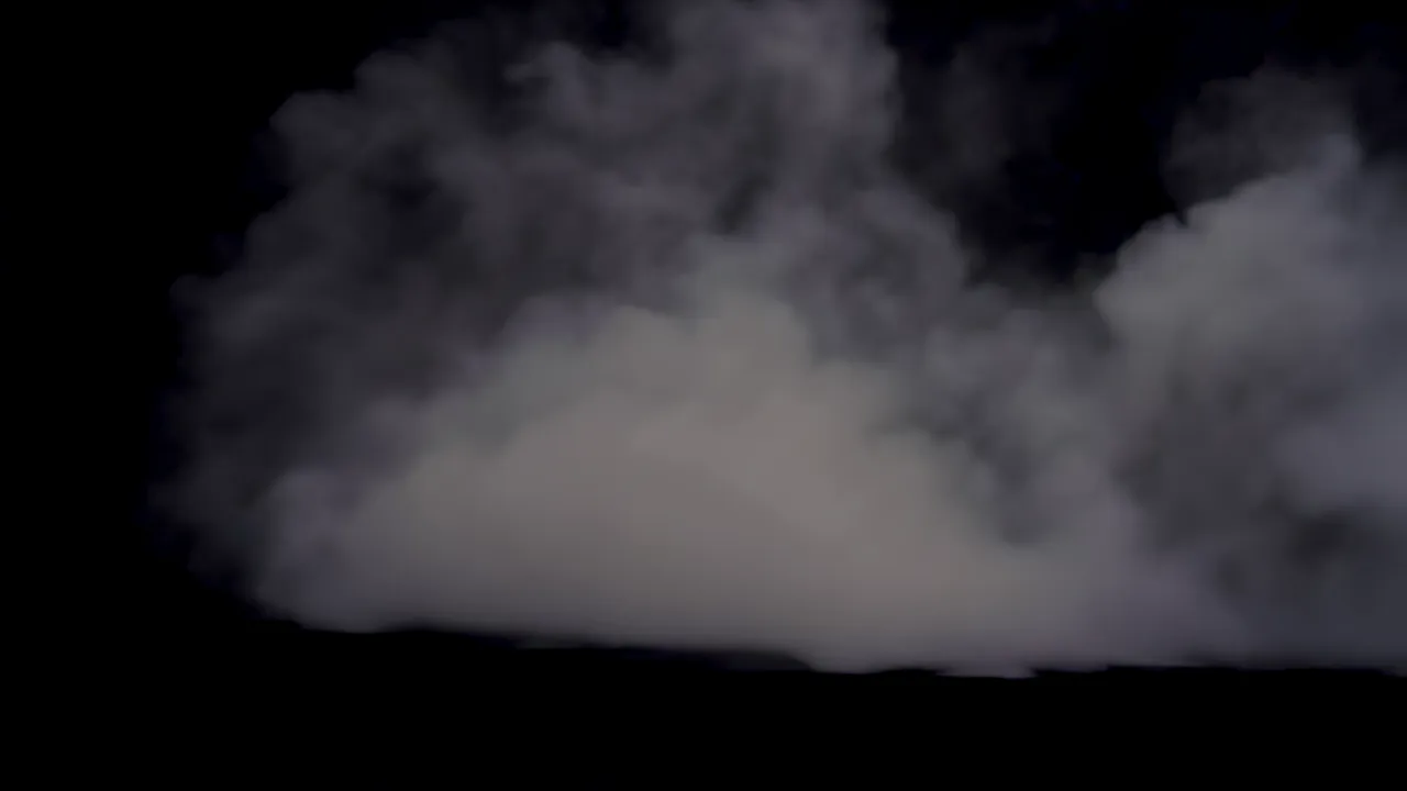 Soft Volumetric Fog Cloud Filling the Screen