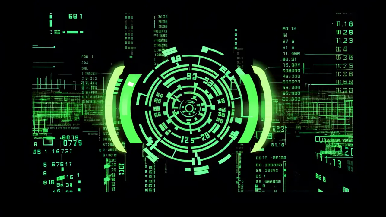 Tactical Targeting Reticle with Numeric Data Display
