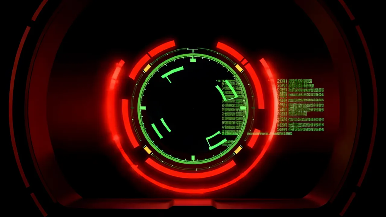 Tactical Targeting Reticle with Numerical Data Display