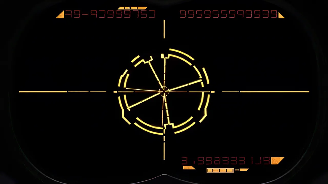 Tactical Targeting Reticle with Range Finder Visualization