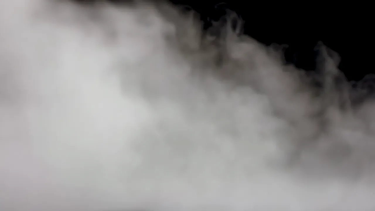 Thick Low-Lying Fog Spreading Horizontally