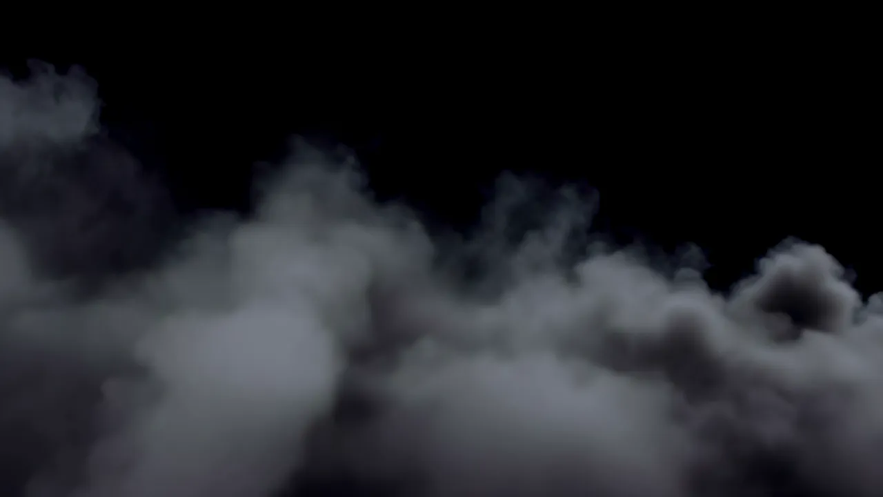 Thick Low-Lying Fog Spreading Horizontally