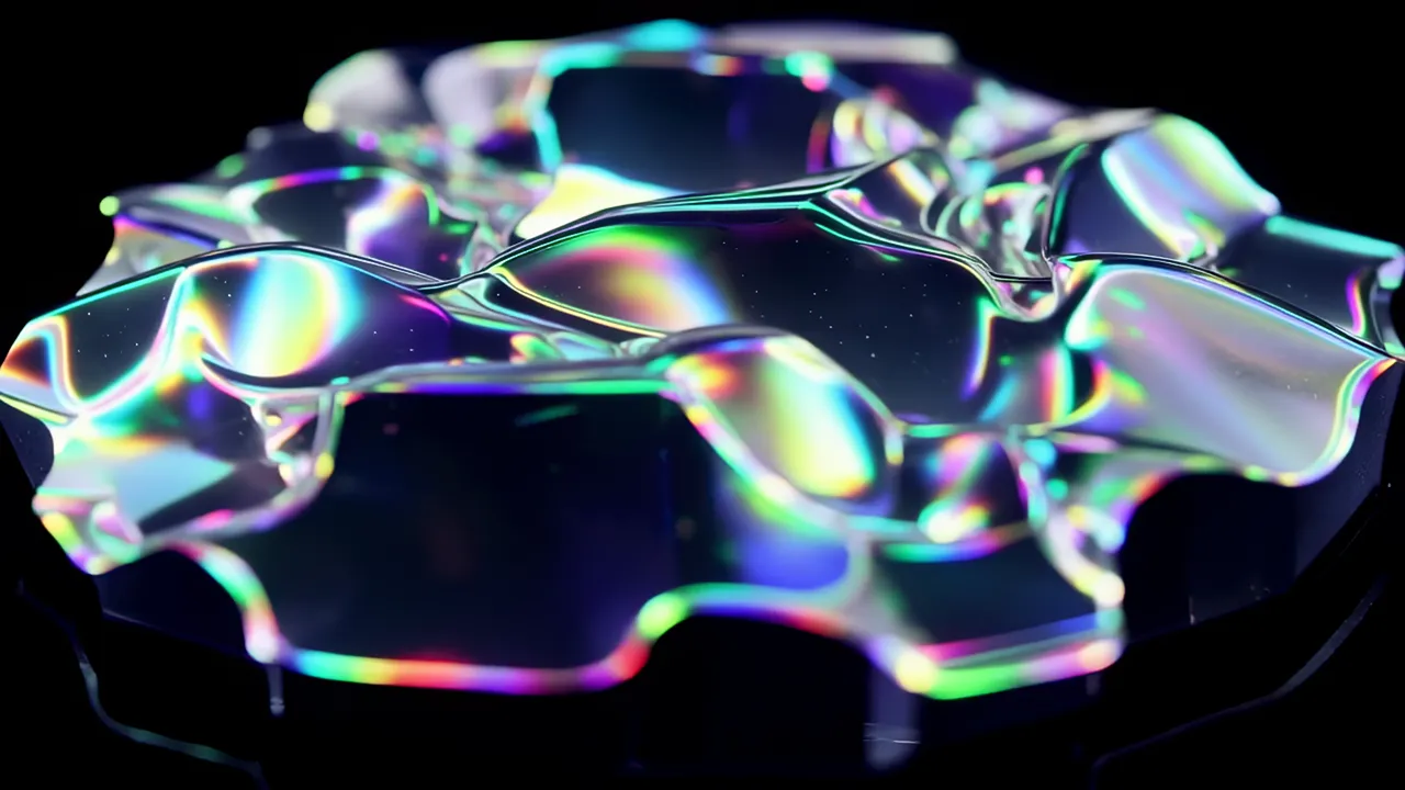 Translucent Colors Shifting in Abstract Waves