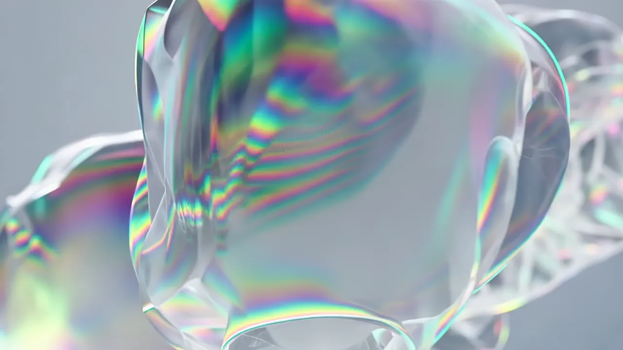 Translucent Masses Slowly Shifting and Dissolving