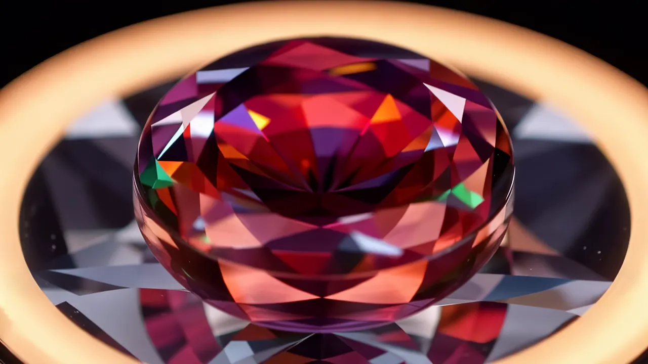 Ultra-Close View of Alexandrite Showing Color Shift