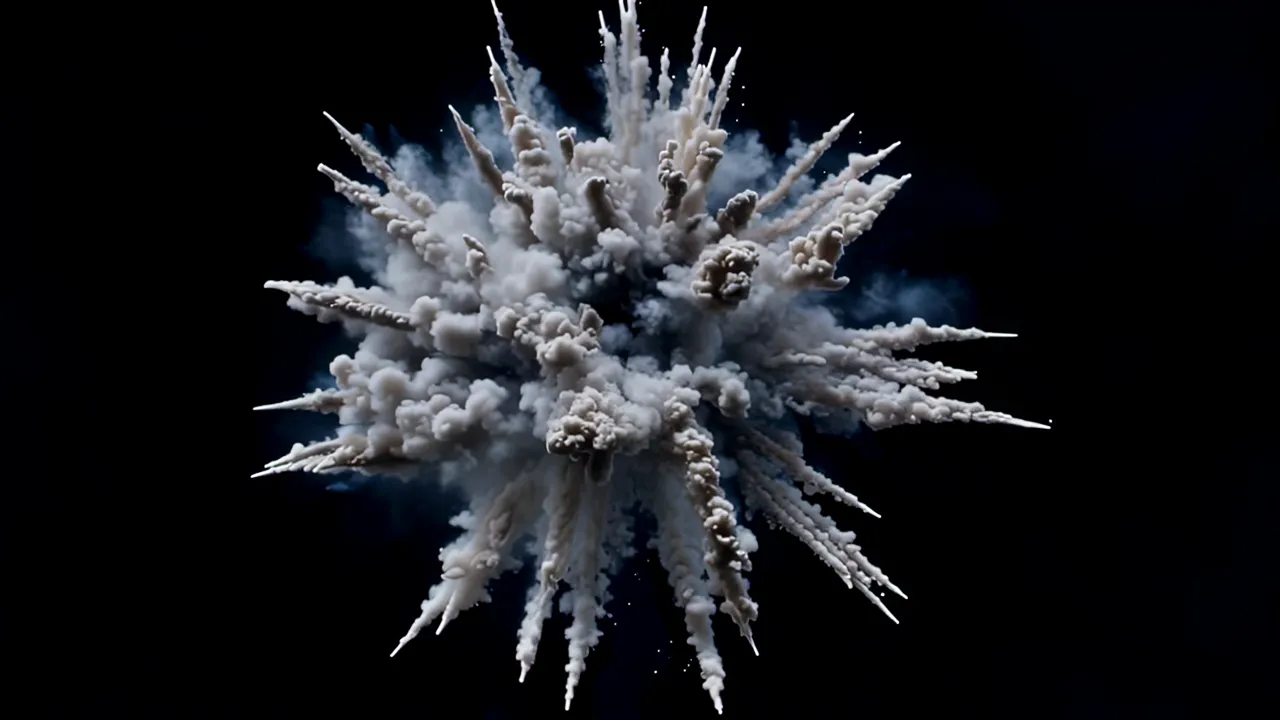 Underwater Explosion Bubble with Turbulent Foam Effects