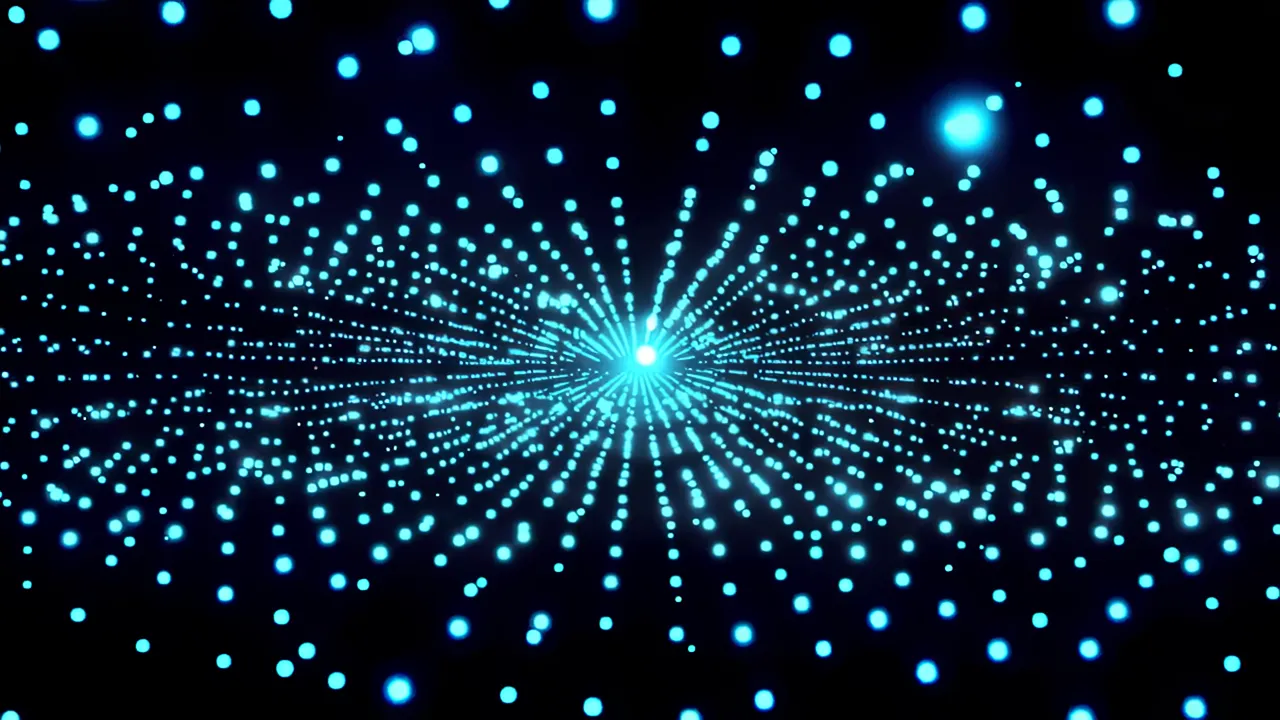 Vast Field of Breathing Light Points