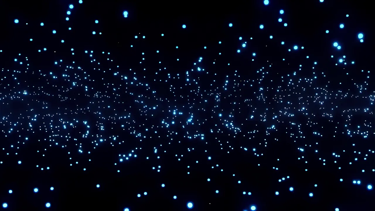Vast Field of Shimmering Light Points Shifting Gently