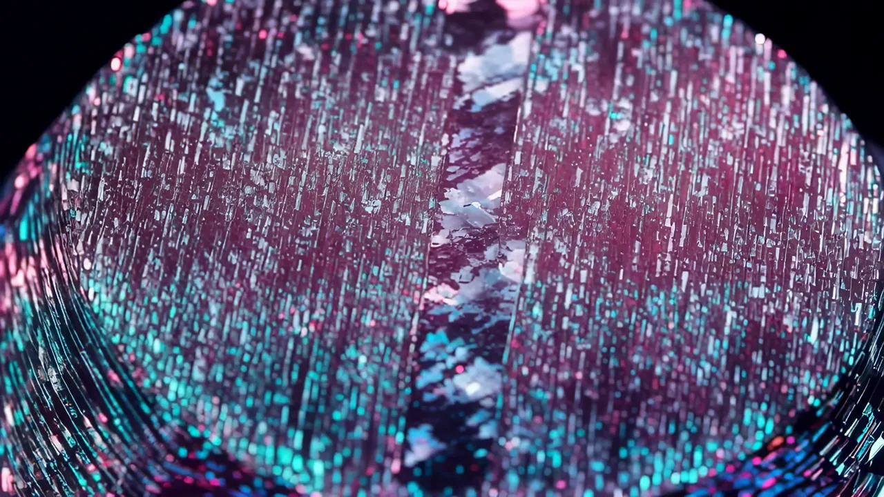Vibrant Electric Neon Blue-Green Tourmaline Detail